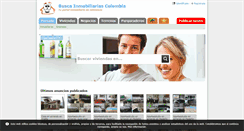 Desktop Screenshot of colombia.buscainmobiliarias.com